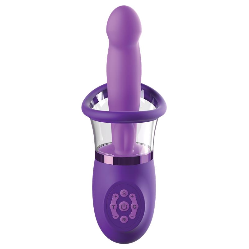 FANTASY FOR HER - STIMULATOR WITH TONGE AND SUCTION ULTIMATE PLEASURE PRO PLUS