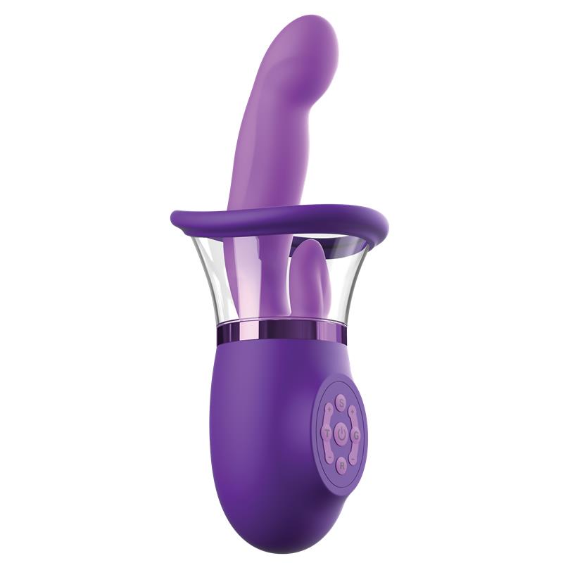 FANTASY FOR HER - STIMULATOR WITH TONGE AND SUCTION ULTIMATE PLEASURE PRO PLUS
