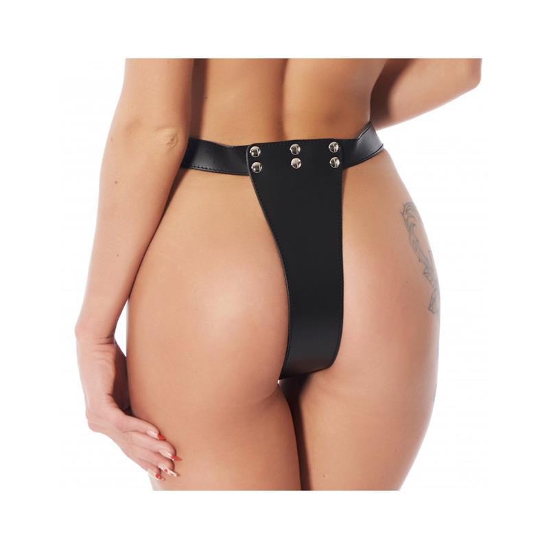 BONDAGE PLAY - STRAP-ON HARNESS ADJUSTABLE WITH DILDO 17 CM