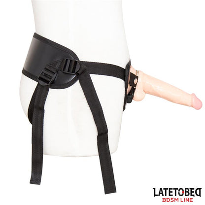 LATETOBED BDSM LINE - STRAP-ON HARNESS WIDE BELT ADJUSTABLE