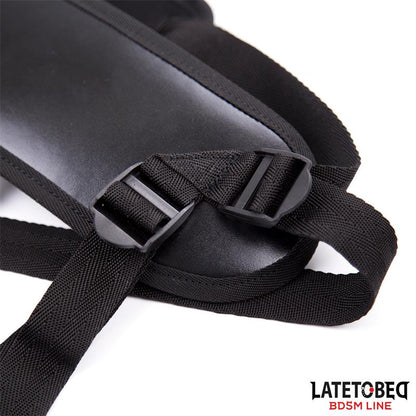 LATETOBED BDSM LINE - STRAP-ON HARNESS WIDE BELT ADJUSTABLE