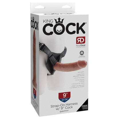 KING COCK - STRAP-ON HARNESS WITH DILDO 9 TAN