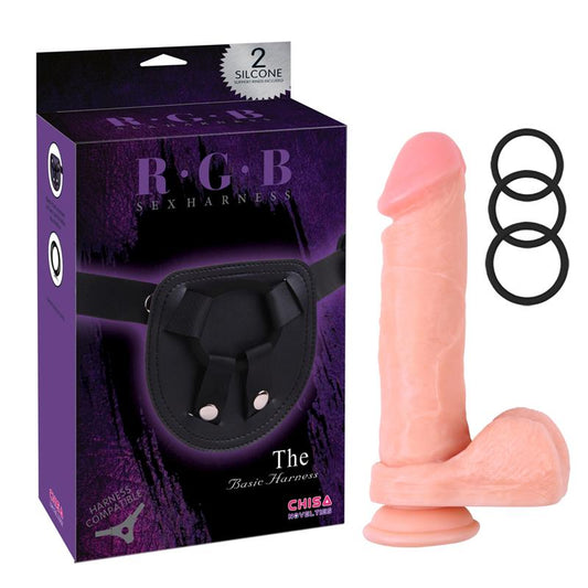 CHISA - STRAP-ON KYLE KORVER 21 CM FLESH