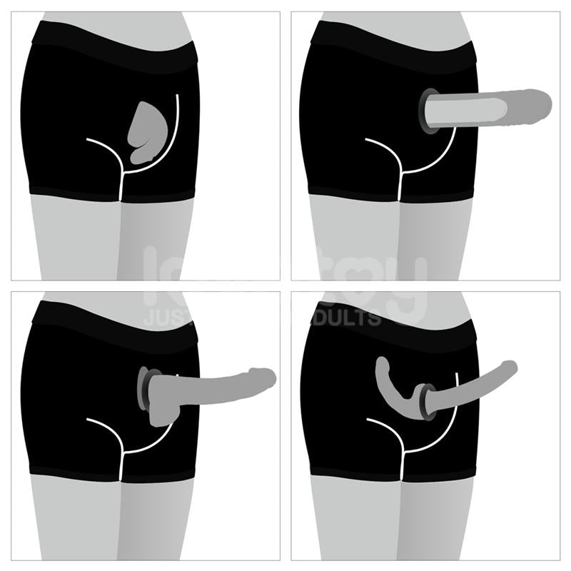 LOVETOY - STRAP-ON SHORTS SIZE M/L 36-39