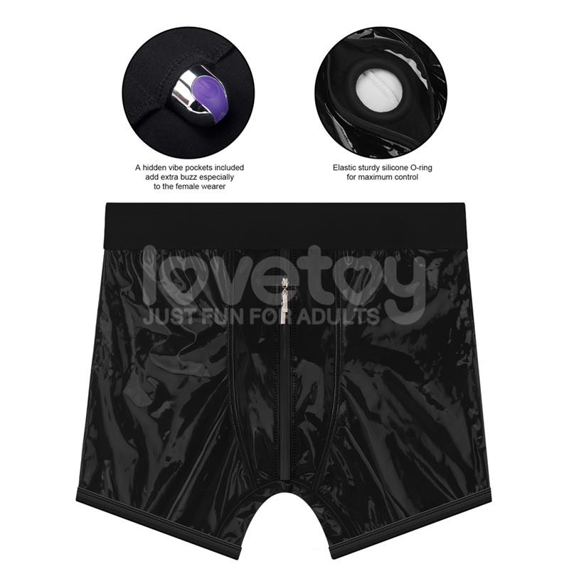 LOVETOY - STRAP-ON SHORTS SIZE M/L 36-39