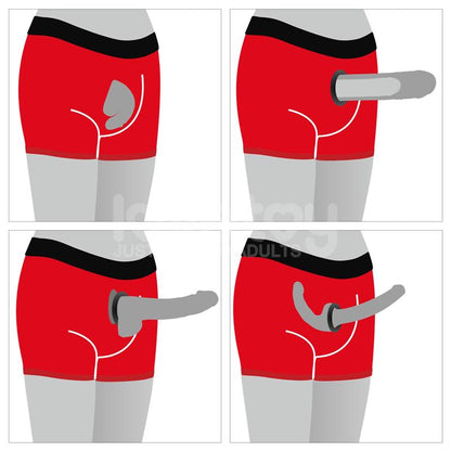LOVETOY - STRAP-ON SHORTS SIZE S/M 32-35