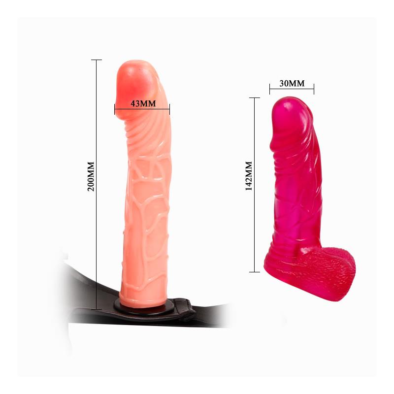 BAILE - STRAP-ON WITH DILDO 20 CM