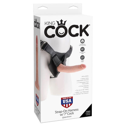 KING COCK - STRAP-ON WITH DILDO 7 - FLESH