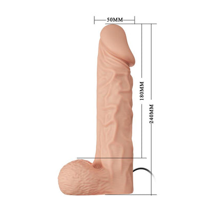 BAILE - STRAP-ON WITH DILDO AND VIBRATION 9.4