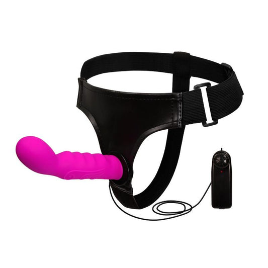 BAILE - STRAP-ON WITH DILDO PURPLE 15.5 CM