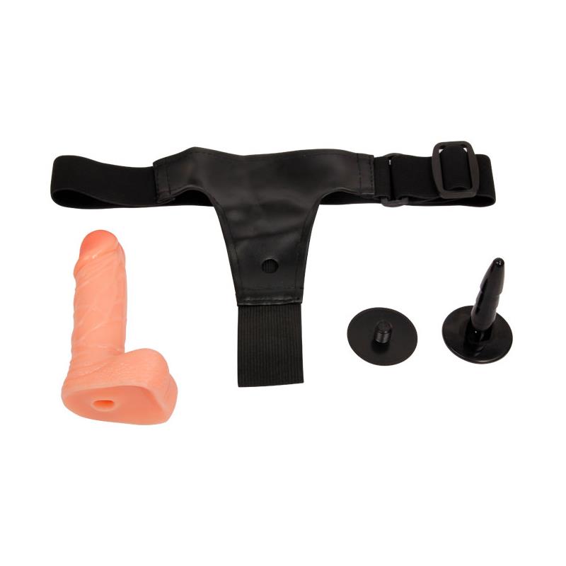 BAILE - STRAP-ON WITH DILDO REALISTIC FLESH 15 CM