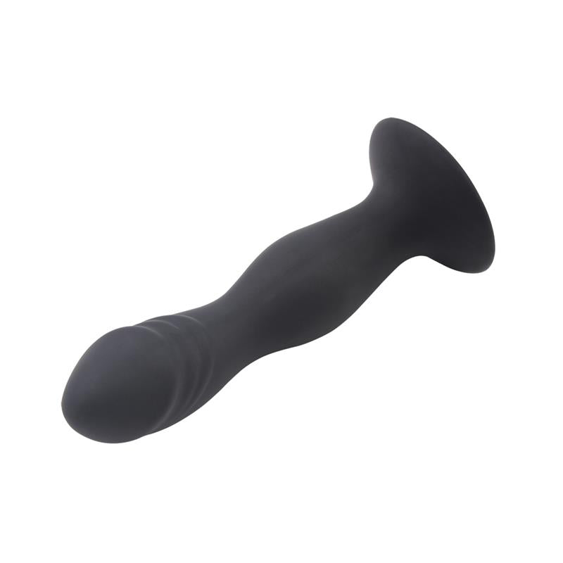 CHISA - STRAP-ON WITH DILDO RUMPY SILICONE BLACK