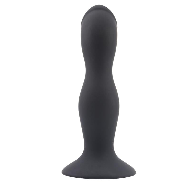CHISA - STRAP-ON WITH DILDO RUMPY SILICONE BLACK