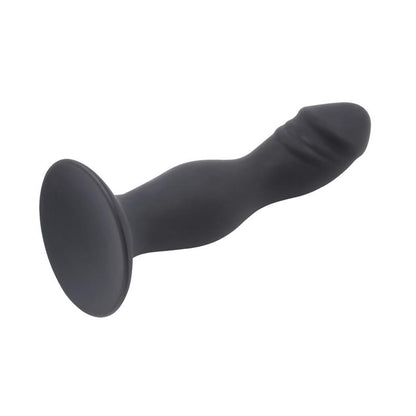CHISA - STRAP-ON WITH DILDO RUMPY SILICONE BLACK