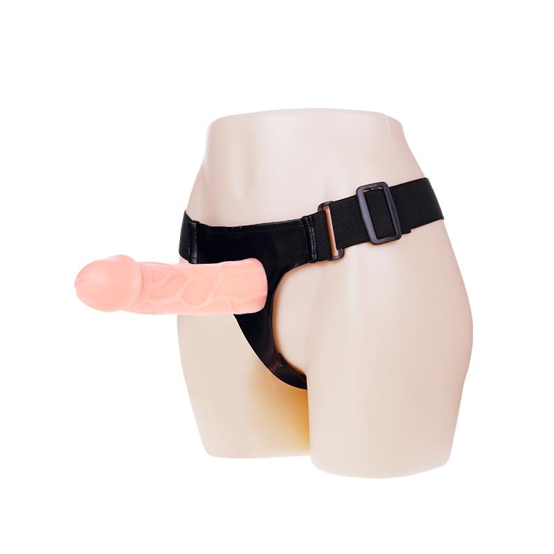 BAILE - STRAP-ON WITH HOLLOW DILDO 16 CM