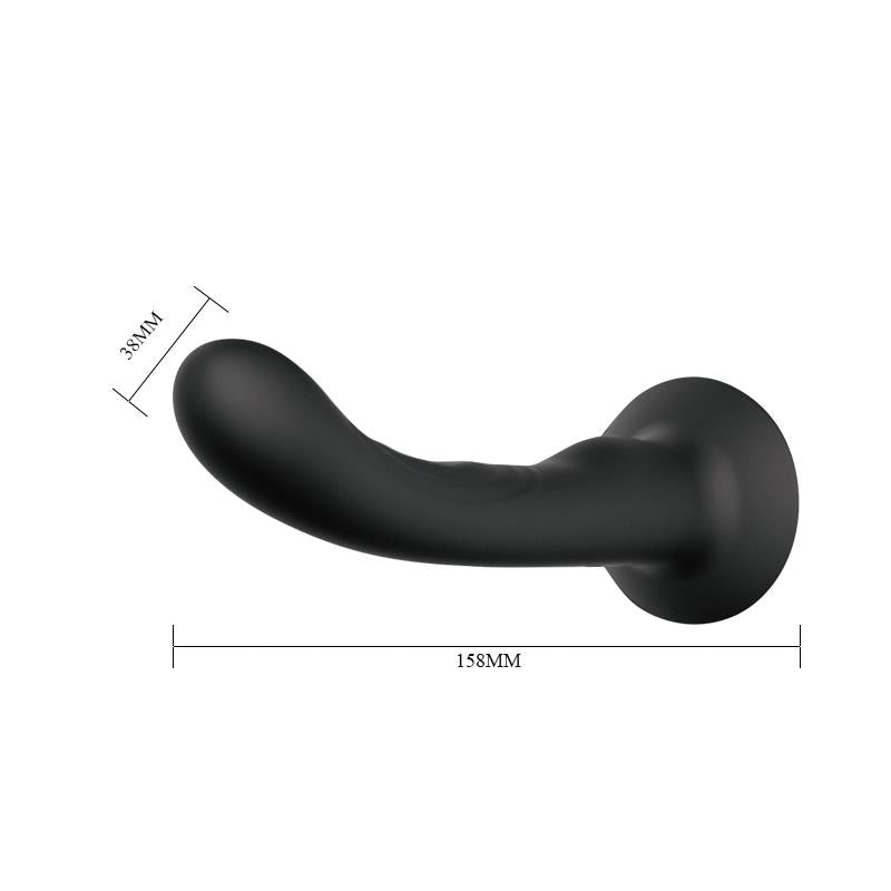 BAILE - STRAP-ON WITH SILICONE DILDO BLACK