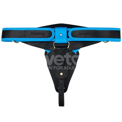 LOVETOY - STRAP ON WITH VIBRATING DILDO 8.5