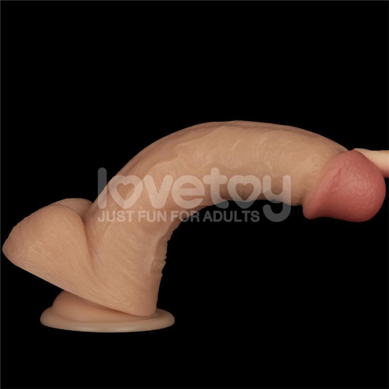 LOVETOY - STRAP ON WITH VIBRATING DILDO 8