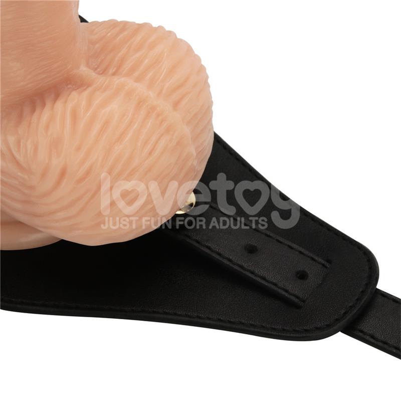 LOVETOY - STRAP ON WITH VIBRATING DILDO 9.5