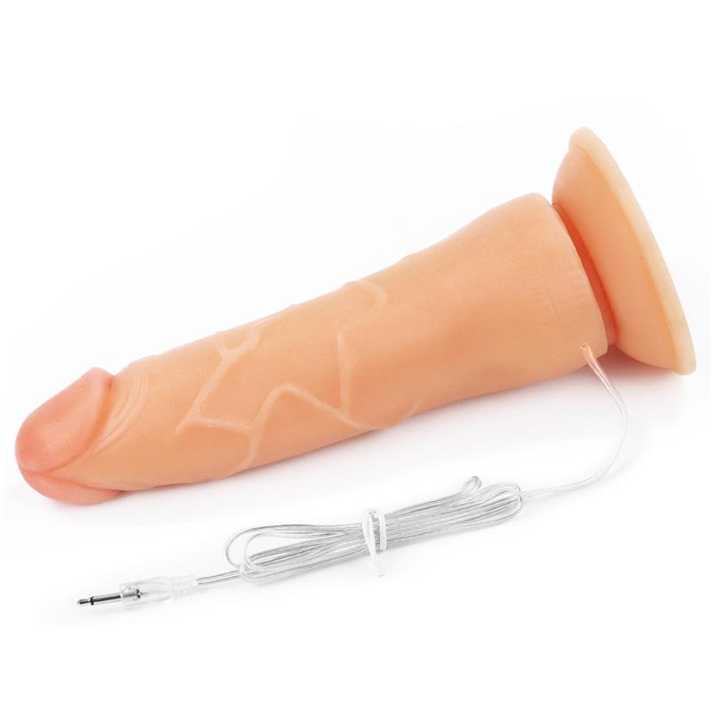 LOVETOY - STRAP-ON WITH VIBRATING DILDO WITH REMOTE CONTROL 7.5