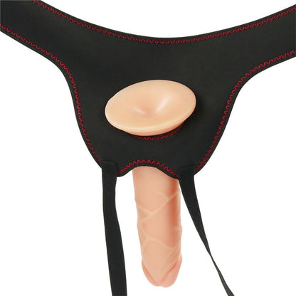 LOVETOY - STRAP-ON WITH VIBRATING DILDO WITH REMOTE CONTROL 7.5