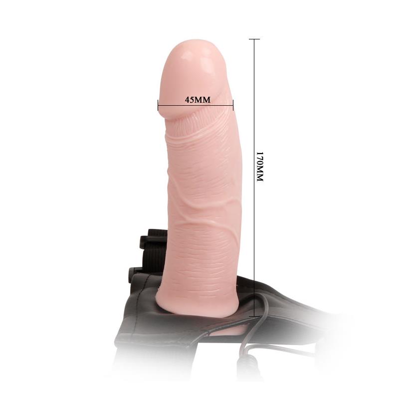 BAILE - STRAP-ON WITH VIBRATING HOLLOW DILDO MENS PANTS