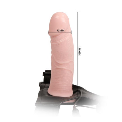 BAILE - STRAP-ON WITH VIBRATING HOLLOW DILDO MENS PANTS