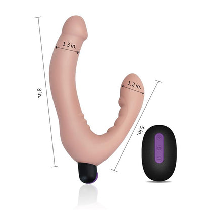LOVETOY - STRAPLESS  DOBLE DILDO SILICONE USB