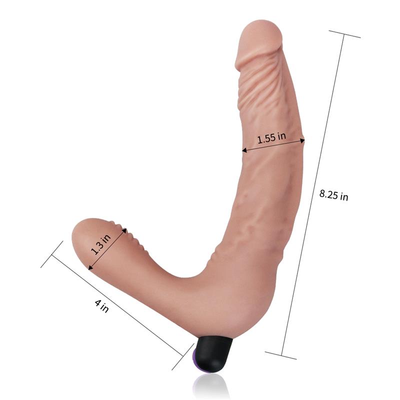 LOVETOY - STRAPLESS DOUBLE DILDO SILICONE USB