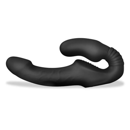 INTOYOU - STRAPLESS STRAPON DOUBLE VIBRATOR WITH REMOTE CONTROL