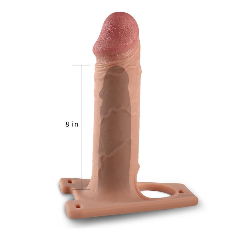 LOVETOY - STRAPON WITH HOLLOW DILDO ADJUSTABLE 8.5