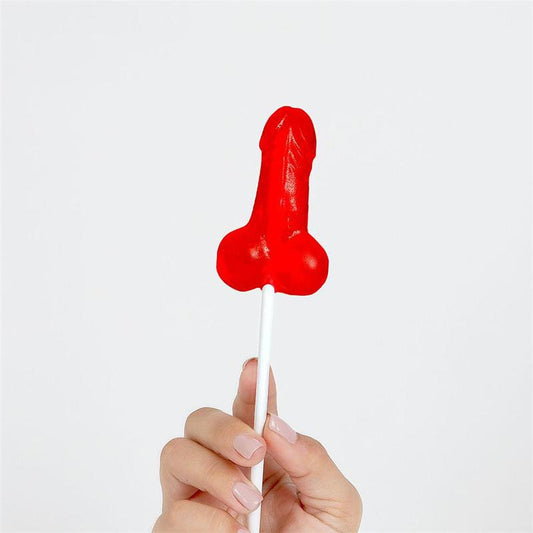 SECRET PLAY - STRAWBERRY PENIS-SHAPED LOLLIPOP