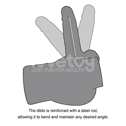 LOVETOY - STREETGIRLS 15 MASTURBATOR WITH BENDABLE DILDO