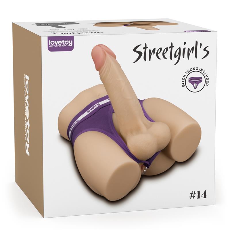 LOVETOY - STREETGIRLS 15 MASTURBATOR WITH BENDABLE DILDO