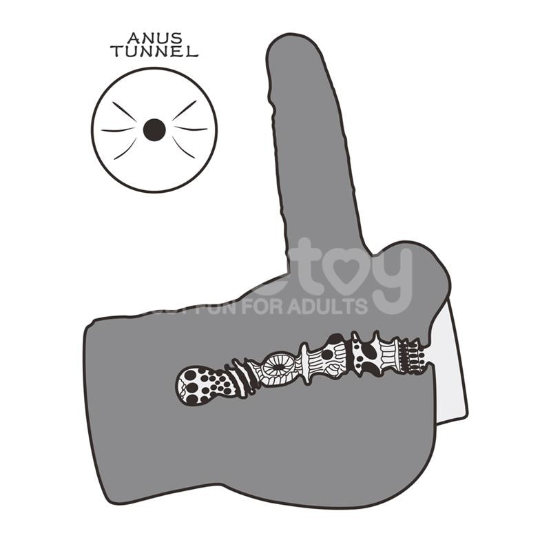 LOVETOY - STREETGIRLS 15 MASTURBATOR WITH BENDABLE DILDO