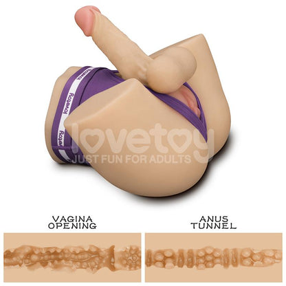 LOVETOY - MASTURBATEUR STREETGIRLS À DOUBLE MOTEUR AVEC SENSATION DE PULSATION