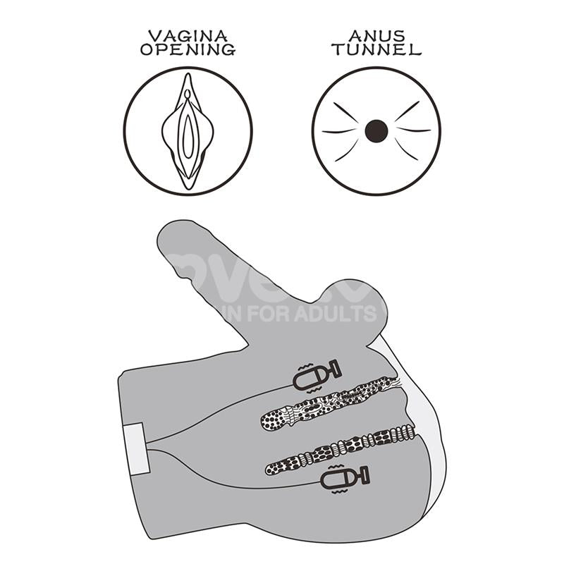 LOVETOY - STREETGIRLS MASTURBATOR DUAL MOTOR SENSATION PULSE