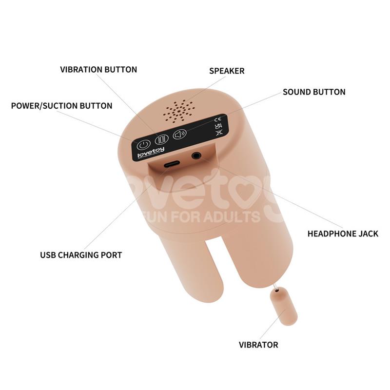 LOVETOY - STREETGIRLS SENSATION PULSE WITH VIBRATION AND MOANS