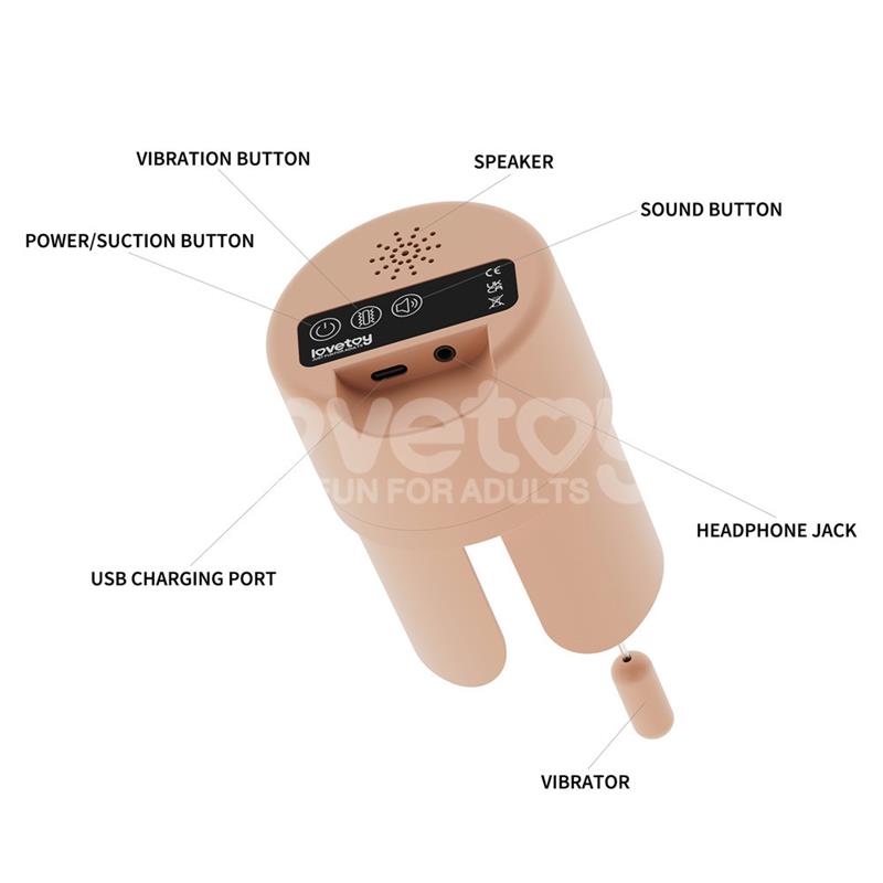 LOVETOY - STREETGIRLS SENSATION PULSE WITH VIBRATION AND MOANS