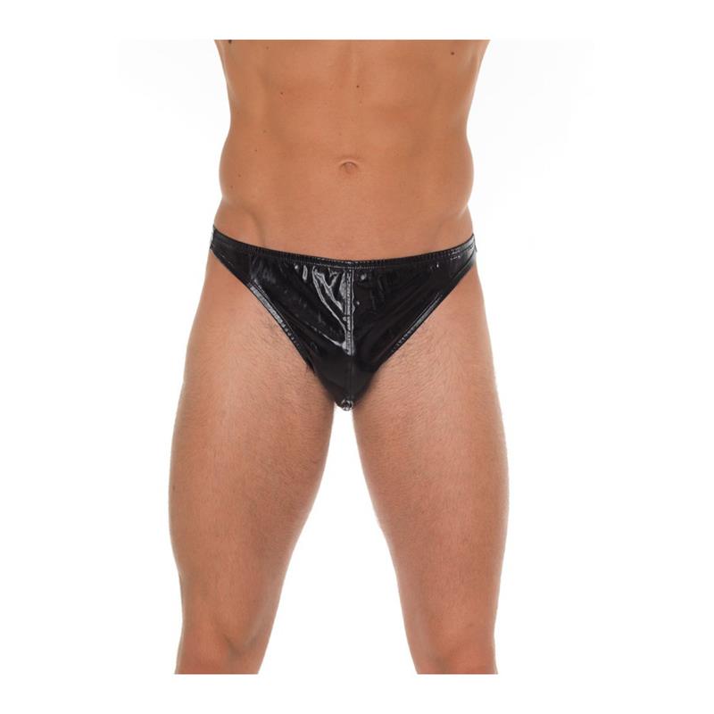 AMORABLE - STRING BLACK SHINNY ONE SIZE