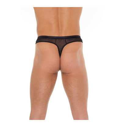 AMORABLE - STRING FISHNET BLACK ONE SIZE