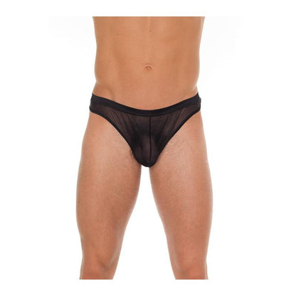 AMORABLE - STRING FISHNET BLACK ONE SIZE