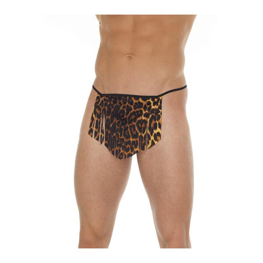 AMORABLE - TANGAS TIPO TAPARRABOS DE LEOPARDO TALLA ÚNICA