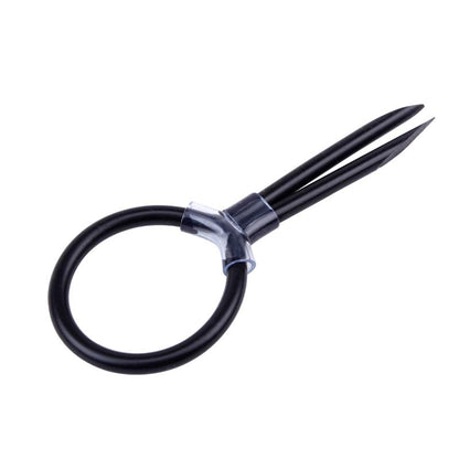 CHISA - STUD RING SILICONE BLACK