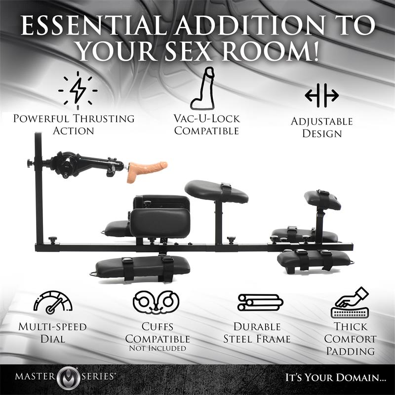 MASTER SERIES - SUBVERSION DELUXE STOCKADE WITH SEX MACHINE