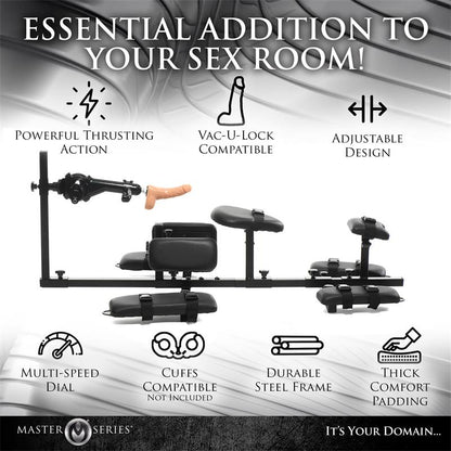 MASTER SERIES - SUBVERSION DELUXE STOCKADE WITH SEX MACHINE