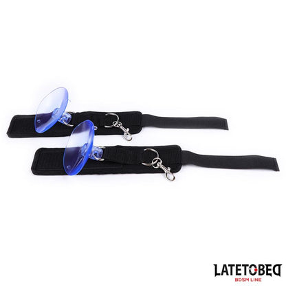 LATETOBED BDSM LINE - SUCTION CUP WRIST RESTRAINTS ADJUSTABLE