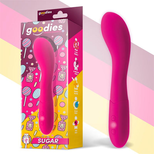 GOODIES - SUGAR G-SPOT VIBE USB SILICONE FUSHSIA