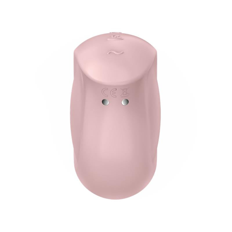 SATISFYER - SUGAR RUSH CLITORIS SUCKER AND VIBE PINK
