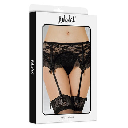 ADALET LINGERIE - SULLY LACE GARTER AND THONG SET